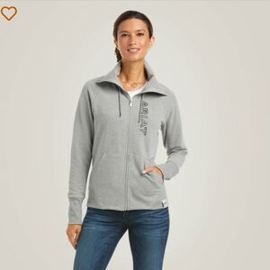Ariat Light Gray Women's Zip-Up Jacket